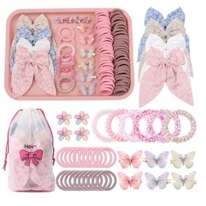 Girls Hair Accessories Set 70pcs